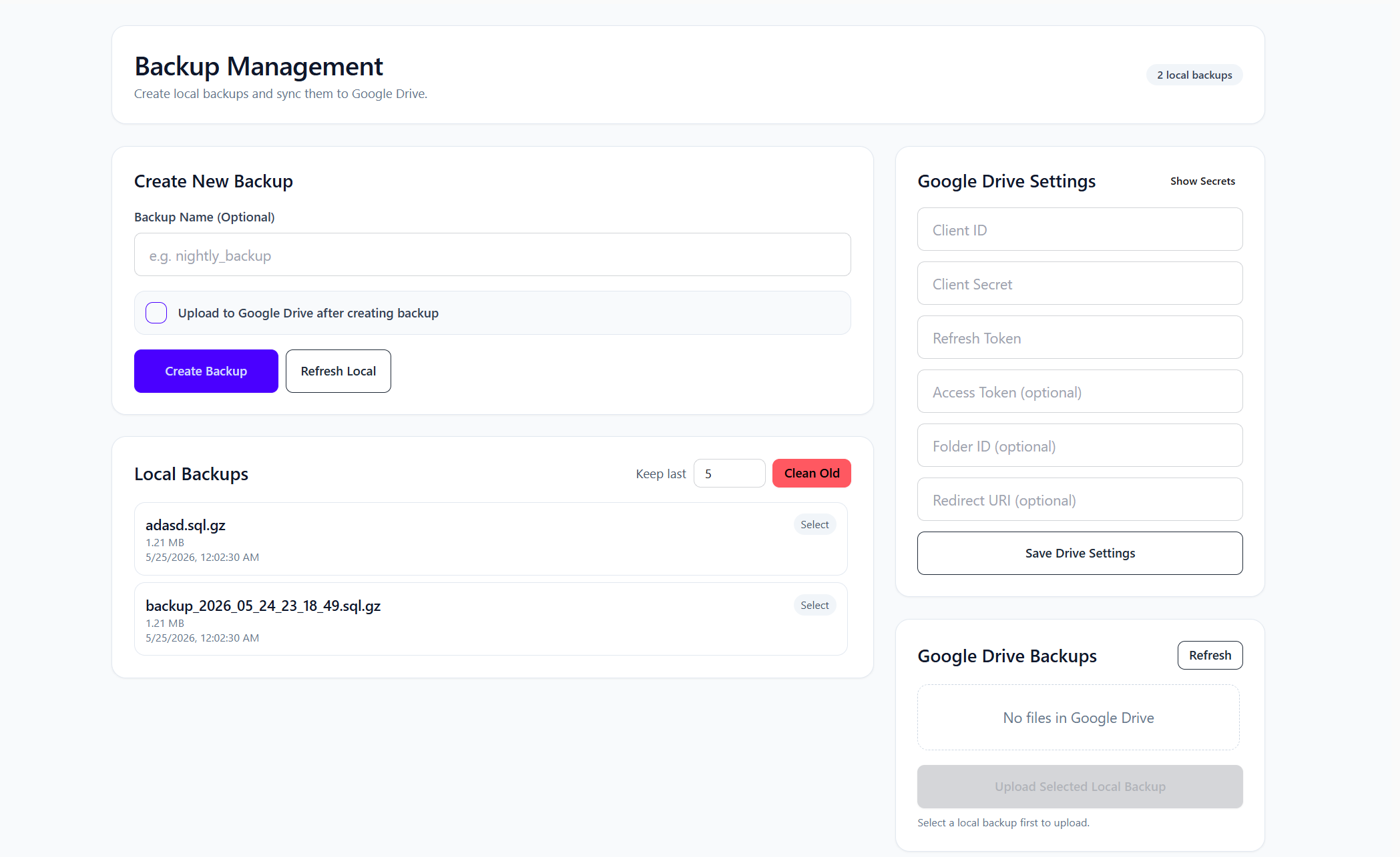 Backup Screenshot Placeholder