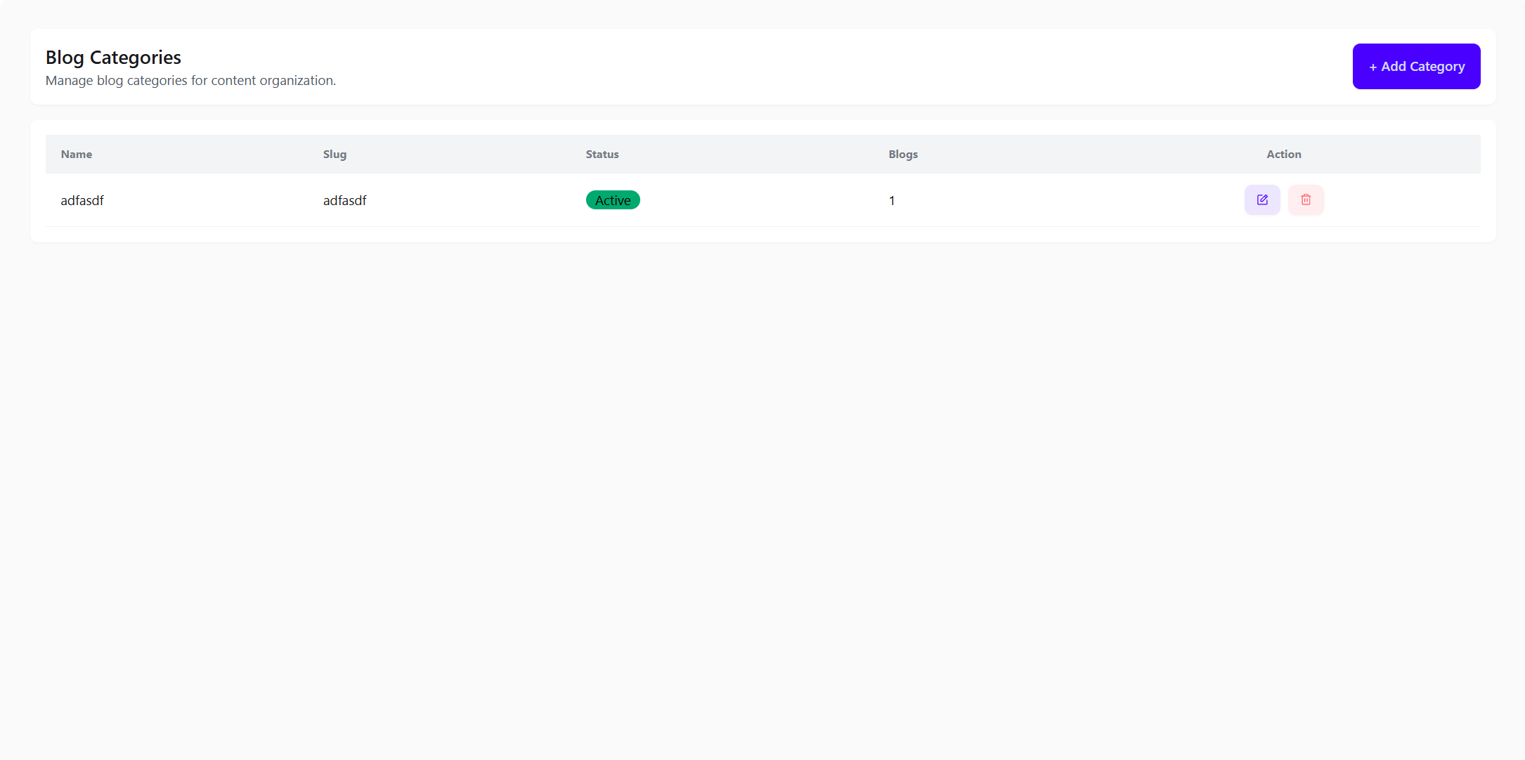 Blog Categories Screenshot Placeholder