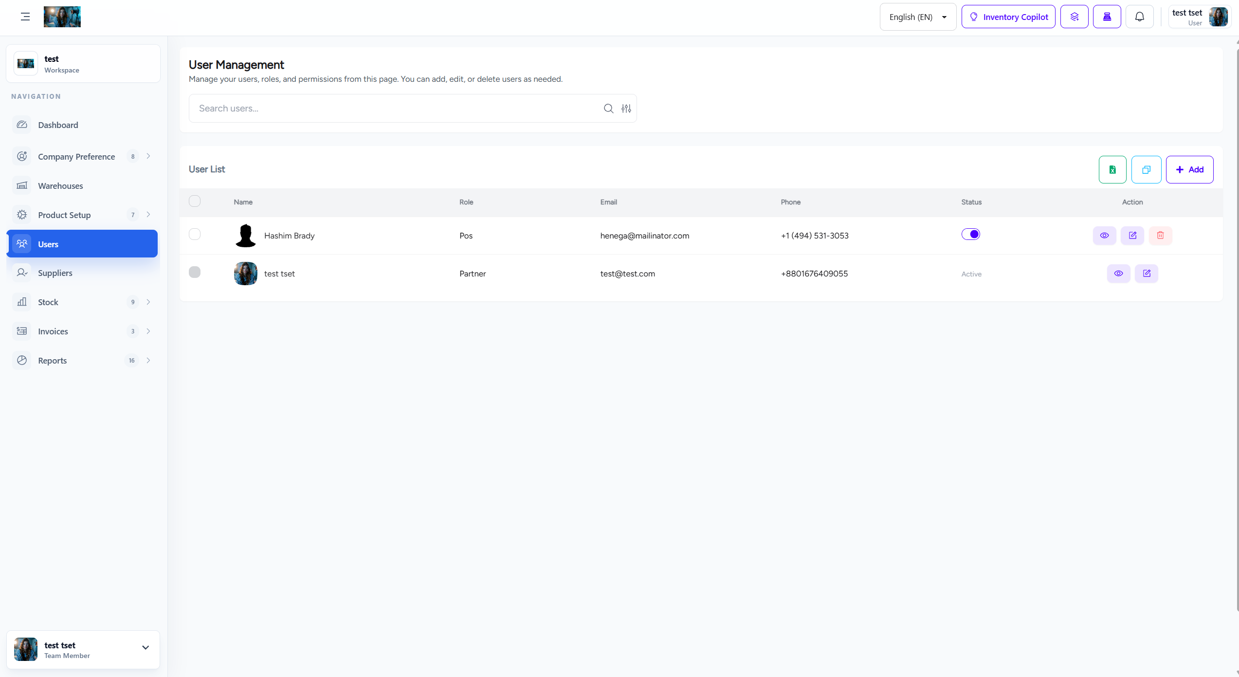 User Management