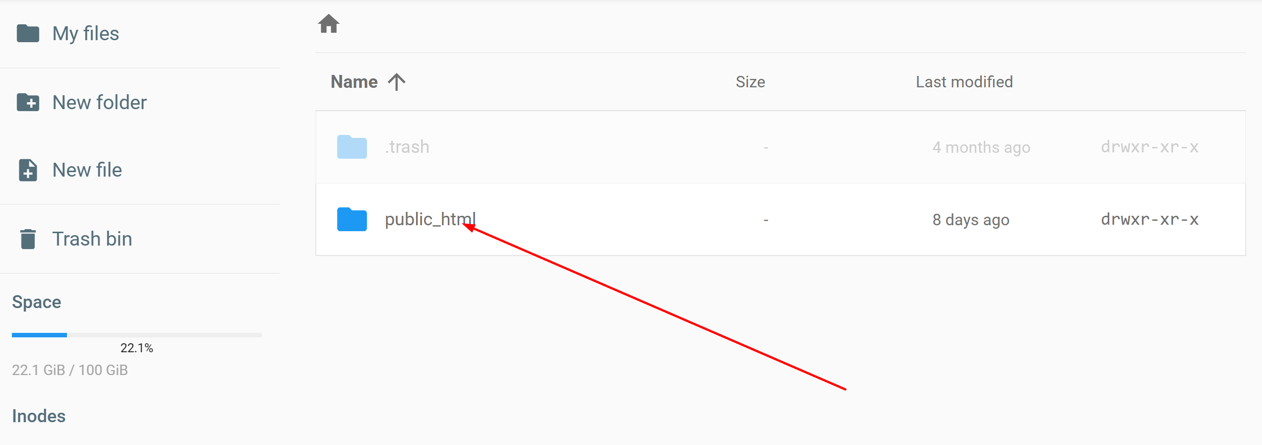 Public HTML Directory